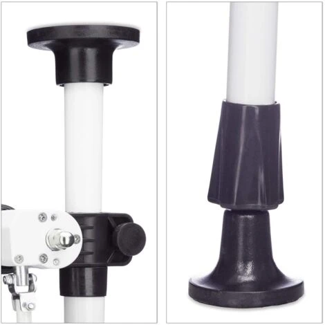 Bc-elec - HHYVA2012-Bluewhite Auvent Rétractable Manuel Store Banne Marquise Pour Patio & Terrasse 200x120cm Blanc Et Bleu 7 Bc-elec - HHYVA2012-Bluewhite Auvent Rétractable Manuel Store Banne Marquise Pour Patio & Terrasse 200x120cm Blanc Et Bleu – Image 5