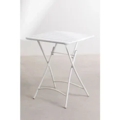 Table De Jardin Pliante Carrée En Acier (60x60 Cm) Janti SKLUM Blanc 9 Table De Jardin Pliante Carrée En Acier (60x60 Cm) Janti SKLUM Blanc -Promos Verde Rêverie Boutique 20329125 3