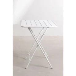 Table De Jardin Pliante Carrée En Acier (60x60 Cm) Janti SKLUM Blanc 10 Table De Jardin Pliante Carrée En Acier (60x60 Cm) Janti SKLUM Blanc -Promos Verde Rêverie Boutique 20329125 4