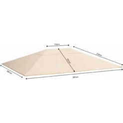 Toit De Remplacement Pour Pavillon De Jardin 3x4m Housse De Remplacement Pour Toit De Pavillon Beige Antique 9 Toit De Remplacement Pour Pavillon De Jardin 3x4m Housse De Remplacement Pour Toit De Pavillon Beige Antique -Promos Verde Rêverie Boutique 20379208 3