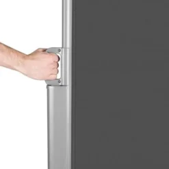 Bc-elec - ASA-160T Store Latéral Gris Anthracite 3x1.6m Rétractable Pour Terrasse, Brise-vue Jardin Pare-vue... -Promos Verde Rêverie Boutique 20612885 3