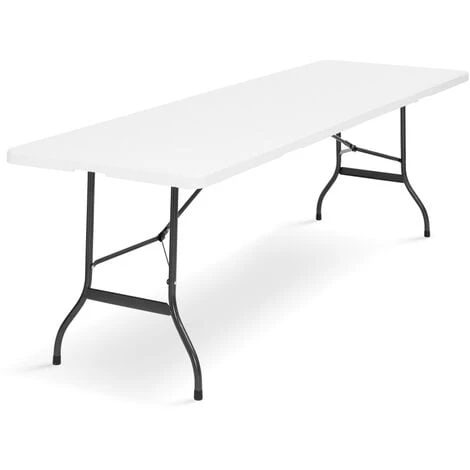 Table Pliante D'appoint Portable 180 CM Et 2 Bancs Pliables Pour Camping Ou Réception 7 Table Pliante D'appoint Portable 180 CM Et 2 Bancs Pliables Pour Camping Ou Réception – Image 5