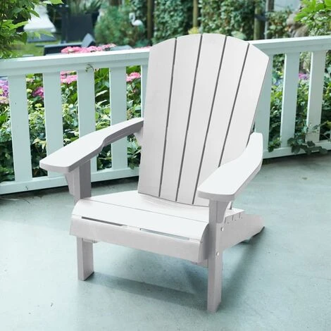 Chaise Adirondack Troy Blanc Keter 7 Chaise Adirondack Troy Blanc Keter – Image 5