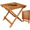 Table Pliante D'appoint Pour Jardin Terrase Table Basse En Bois De Pin 46X46 Cm 1 Table Pliante D'appoint Pour Jardin Terrase Table Basse En Bois De Pin 46X46 Cm -Promos Verde Rêverie Boutique 22949907 1