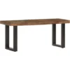 Banc 110 Cm Bois De Récupération Solide Et Acier VidaXL 1 Banc 110 Cm Bois De Récupération Solide Et Acier VidaXL -Promos Verde Rêverie Boutique 23032139 1