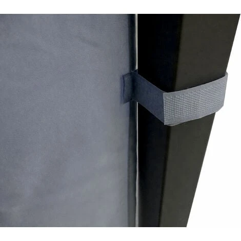 2 Panneaux Latéraux Avec Fermeture éclair 300x195cm Pour Gazebo 3x3m Pavilion Sidewall Anthracite RAL 7012 5 2 Panneaux Latéraux Avec Fermeture éclair 300x195cm Pour Gazebo 3x3m Pavilion Sidewall Anthracite RAL 7012 – Image 3