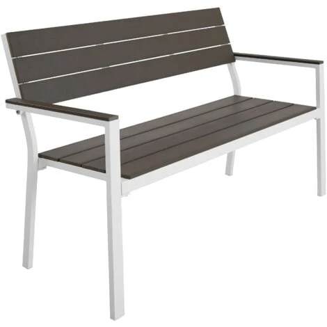 Banc De Jardin Line 2 Places En Aluminium 128 X 59 X 88cm - Meuble De Jardin, Banc De Jardin Extérieur, Banc Extérieur 3 Banc De Jardin Line 2 Places En Aluminium 128 X 59 X 88cm - Meuble De Jardin, Banc De Jardin Extérieur, Banc Extérieur