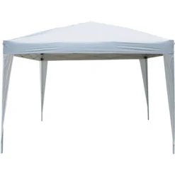 OUTSUNNY Tonnelle Barnum Tente De Réception Pliante 3 X 3 X 2,55 M Avec Fenêtres + Sac De Transport Blanc 11 OUTSUNNY Tonnelle Barnum Tente De Réception Pliante 3 X 3 X 2,55 M Avec Fenêtres + Sac De Transport Blanc -Promos Verde Rêverie Boutique 25007565 5