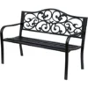 OUTSUNNY Banc 3 Places De Jardin Terrasse Style Cosy Chic 127L X 60l X 89H Cm Métal époxy Anticorrosion Noir 2 OUTSUNNY Banc 3 Places De Jardin Terrasse Style Cosy Chic 127L X 60l X 89H Cm Métal époxy Anticorrosion Noir -Promos Verde Rêverie Boutique 25009102 1