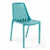 Chaise De Jardin Ajourée En Plastique Bleu 1 Chaise De Jardin Ajourée En Plastique Bleu -Promos Verde Rêverie Boutique 2524984 1