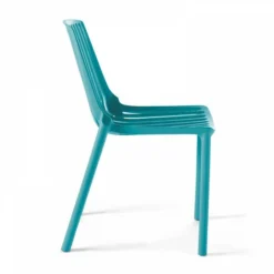 Chaise De Jardin Ajourée En Plastique Bleu 9 Chaise De Jardin Ajourée En Plastique Bleu -Promos Verde Rêverie Boutique 2524984 3