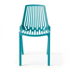 Chaise De Jardin Ajourée En Plastique Bleu 10 Chaise De Jardin Ajourée En Plastique Bleu -Promos Verde Rêverie Boutique 2524984 4