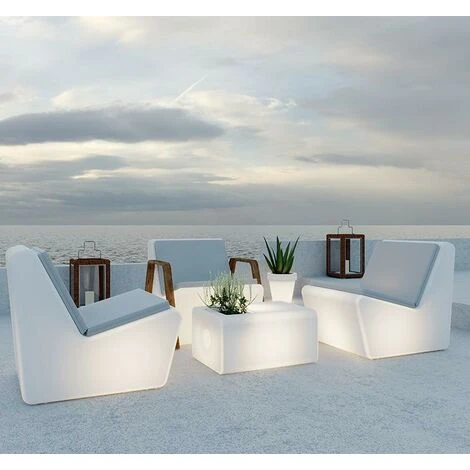 Fauteuil Lumineux D'extérieur MOOVERE H66cm Solaire+Batterie Rechargeable LED/RGB 3 Fauteuil Lumineux D'extérieur MOOVERE H66cm Solaire+Batterie Rechargeable LED/RGB