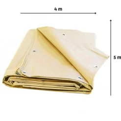 Bache Pergola Et Tonnelle 5 X 4 M IVOIRE 680g/m² - Toile Pergola Et Tonnelle Ivoire 5x4 M En PVC 9 Bache Pergola Et Tonnelle 5 X 4 M IVOIRE 680g/m² - Toile Pergola Et Tonnelle Ivoire 5x4 M En PVC -Promos Verde Rêverie Boutique 2638344 4