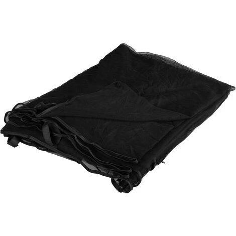 Instent® Moustiquaire Pour Tonnelle 3 X 3m Coloris Noir, 2 Fermetures à Glissières Et Sangles Scratch Pour Fixation Des Panneaux Latéraux 4 Instent® Moustiquaire Pour Tonnelle 3 X 3m Coloris Noir, 2 Fermetures à Glissières Et Sangles Scratch Pour Fixation Des Panneaux Latéraux – Image 2