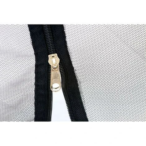 Instent® Moustiquaire Pour Tonnelle 3 X 3m Coloris Noir, 2 Fermetures à Glissières Et Sangles Scratch Pour Fixation Des Panneaux Latéraux 6 Instent® Moustiquaire Pour Tonnelle 3 X 3m Coloris Noir, 2 Fermetures à Glissières Et Sangles Scratch Pour Fixation Des Panneaux Latéraux – Image 4