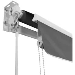 Store Banne Manuel 2,95x2 M Gris Anthracite Lambrequin H.1,40 M -Promos Verde Rêverie Boutique 28718924 3