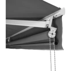 Store Banne Manuel 2,95x2 M Gris Anthracite Lambrequin H.1,40 M -Promos Verde Rêverie Boutique 28718924 5