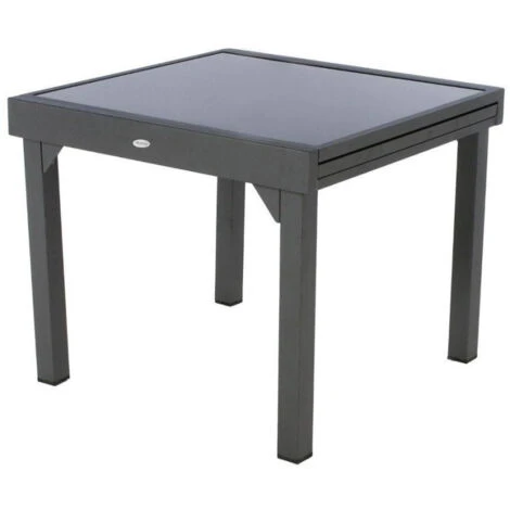 Table Piazza Extensible 8 Personnes Anthracite/graphite - Avec Rallonge 7 Table Piazza Extensible 8 Personnes Anthracite/graphite - Avec Rallonge – Image 5