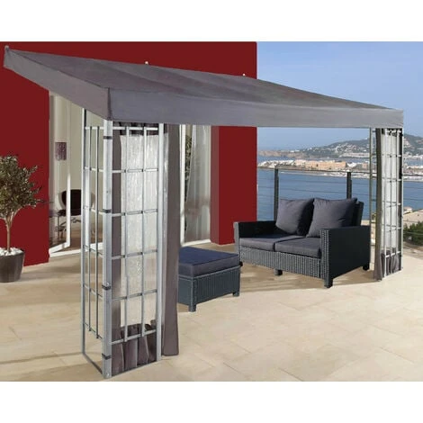 3 Parois Panneau Latéral 3 X 4 Pergola 3x4m Anthracite 6 3 Parois Panneau Latéral 3 X 4 Pergola 3x4m Anthracite – Image 4