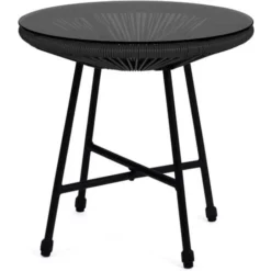 Salon De Jardin IZMIR Table Et 2 Fauteuils Oeuf Cordage Noir 9 Salon De Jardin IZMIR Table Et 2 Fauteuils Oeuf Cordage Noir -Promos Verde Rêverie Boutique 28908918 3