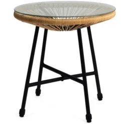 Salon De Jardin IZMIR Table Et 2 Fauteuils Oeuf Cordage Effet Rotin 9 Salon De Jardin IZMIR Table Et 2 Fauteuils Oeuf Cordage Effet Rotin -Promos Verde Rêverie Boutique 28908921 3