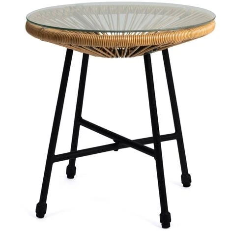 Salon De Jardin IZMIR Table Et 2 Fauteuils Oeuf Cordage Effet Rotin 5 Salon De Jardin IZMIR Table Et 2 Fauteuils Oeuf Cordage Effet Rotin – Image 3