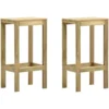 Tabourets De Bar De Jardin 2 Pcs Bois De Pin Imprégné VidaXL 1 Tabourets De Bar De Jardin 2 Pcs Bois De Pin Imprégné VidaXL -Promos Verde Rêverie Boutique 29070189 1