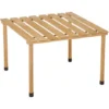 OUTSUNNY Table Basse Pliable De Jardin Camping Plateau à Lattes Dim. 58L X 58l X 40H Cm Sac Transport Inclus Bois Sapin Pré-huilé 2 OUTSUNNY Table Basse Pliable De Jardin Camping Plateau à Lattes Dim. 58L X 58l X 40H Cm Sac Transport Inclus Bois Sapin Pré-huilé -Promos Verde Rêverie Boutique 29097647 1