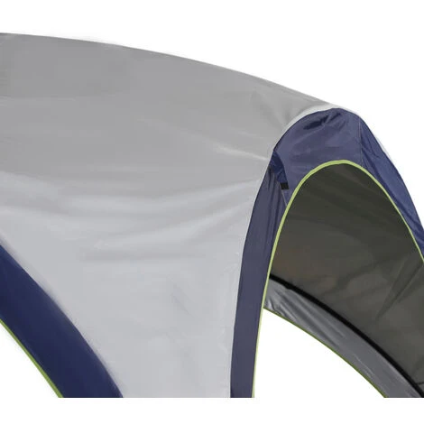 OUTSUNNY Tonnelle Barnum Contemporain En Dôme Dim. 4L X 4l X 2,5H M Métal époxy Polyester Haute Densité 190T Gris 7 OUTSUNNY Tonnelle Barnum Contemporain En Dôme Dim. 4L X 4l X 2,5H M Métal époxy Polyester Haute Densité 190T Gris – Image 5