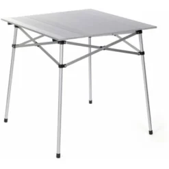 Table à Lattes De Camping - O'Camp - Housse De Transport Inclus - Dimensions : 70 X 70 X 70 Cm