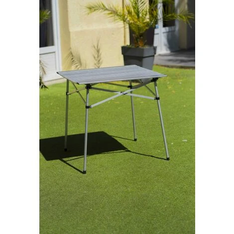 Table à Lattes De Camping - O'Camp - Housse De Transport Inclus - Dimensions : 70 X 70 X 70 Cm 5 Table à Lattes De Camping - O'Camp - Housse De Transport Inclus - Dimensions : 70 X 70 X 70 Cm – Image 3