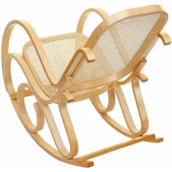 Fauteuil à Bascule M41, Fauteuil Pivotant Fauteuil TV, Rotin En Bois Massif ~ Aspect Chêne 10 Fauteuil à Bascule M41, Fauteuil Pivotant Fauteuil TV, Rotin En Bois Massif ~ Aspect Chêne -Promos Verde Rêverie Boutique 29472084 4