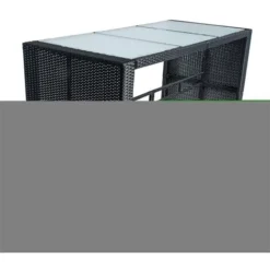 Ensemble De Bar De Jardin 6 Tabourets + Coussins + Table En Polyrotin Noir 9 Ensemble De Bar De Jardin 6 Tabourets + Coussins + Table En Polyrotin Noir -Promos Verde Rêverie Boutique 29541782 3