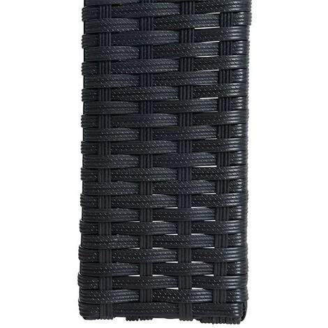 Ensemble De Bar De Jardin 6 Tabourets + Coussins + Table En Polyrotin Noir 7 Ensemble De Bar De Jardin 6 Tabourets + Coussins + Table En Polyrotin Noir – Image 5