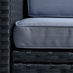 Fauteuil De Jardin Avec Coussins En Polyrotin Noir 7 Fauteuil De Jardin Avec Coussins En Polyrotin Noir -Promos Verde Rêverie Boutique 29541814 2