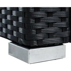 Fauteuil De Jardin Avec Coussins En Polyrotin Noir 9 Fauteuil De Jardin Avec Coussins En Polyrotin Noir -Promos Verde Rêverie Boutique 29541814 4