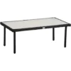 OUTSUNNY Table Basse De Jardin Plateau Verre Trempé 5 Mm Résine Tressée Imitation Rotin Noir 2 OUTSUNNY Table Basse De Jardin Plateau Verre Trempé 5 Mm Résine Tressée Imitation Rotin Noir -Promos Verde Rêverie Boutique 30108469 1
