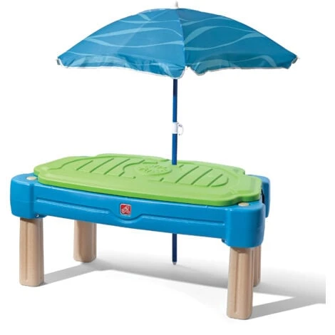 Step2 Cascading Cove Table De Jeu Sable Et Eau Enfant Avec Parasol Table De Jeu à Eau Pour Le Jardin 4 Step2 Cascading Cove Table De Jeu Sable Et Eau Enfant Avec Parasol Table De Jeu à Eau Pour Le Jardin – Image 2