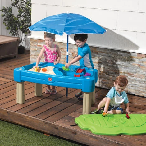 Step2 Cascading Cove Table De Jeu Sable Et Eau Enfant Avec Parasol Table De Jeu à Eau Pour Le Jardin 7 Step2 Cascading Cove Table De Jeu Sable Et Eau Enfant Avec Parasol Table De Jeu à Eau Pour Le Jardin – Image 5