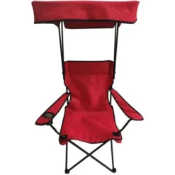 Chaise Pliante Avec Pare Soleil Sunrise Rouge