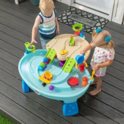 Step2 Ball Buddies Table D'eau Avec Balles Table De Jeu Enfant A Eau Avec 23 Accessoires Table D'activité / Jouet Pour Le Jardin -Promos Verde Rêverie Boutique 30353738 5