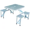 HOMCOM Table De Camping Pique-nique Pliante Aluminium 4 Places En Valise 2 HOMCOM Table De Camping Pique-nique Pliante Aluminium 4 Places En Valise -Promos Verde Rêverie Boutique 30469436 1