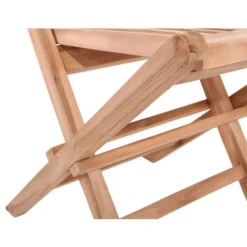 SALENTO - Lot De 10 Chaises De Jardin Pliantes En Teck Pour L'Extérieur Teinte Naturelle 10 SALENTO - Lot De 10 Chaises De Jardin Pliantes En Teck Pour L'Extérieur Teinte Naturelle -Promos Verde Rêverie Boutique 30533805 4