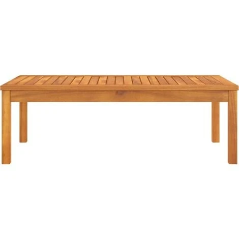 Table Basse 100x50x33 Cm Bois D'acacia Solide VidaXL 4 Table Basse 100x50x33 Cm Bois D'acacia Solide VidaXL – Image 2