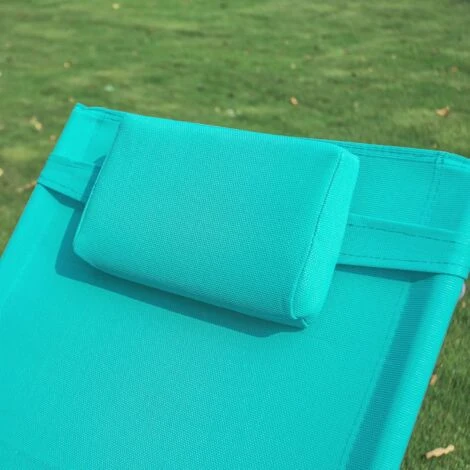 SoBuy OGS28-HBx2 Lot De 2 Fauteuils à Bascule Avec Repose-Pieds - Turquoise 6 SoBuy OGS28-HBx2 Lot De 2 Fauteuils à Bascule Avec Repose-Pieds - Turquoise – Image 4