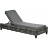 OUTSUNNY Bain De Soleil Transat Grand Confort Matelas Inclinaison Réglable Multipositions Résine Tressée Grise 1 OUTSUNNY Bain De Soleil Transat Grand Confort Matelas Inclinaison Réglable Multipositions Résine Tressée Grise -Promos Verde Rêverie Boutique 31495916 1