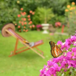 Relaxdays Chaise Pliante Lot De 2 En Bambou Tissu Chaise De Jardin Oreiller Balcon Plage Fauteuil, Bleu -Promos Verde Rêverie Boutique 31795141 5