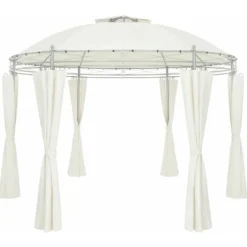 Tonnelle De Jardin Toscana Casaria Beige