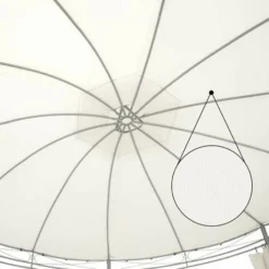 Tonnelle De Jardin Toscana Casaria Beige 9 Tonnelle De Jardin Toscana Casaria Beige -Promos Verde Rêverie Boutique 31832031 3